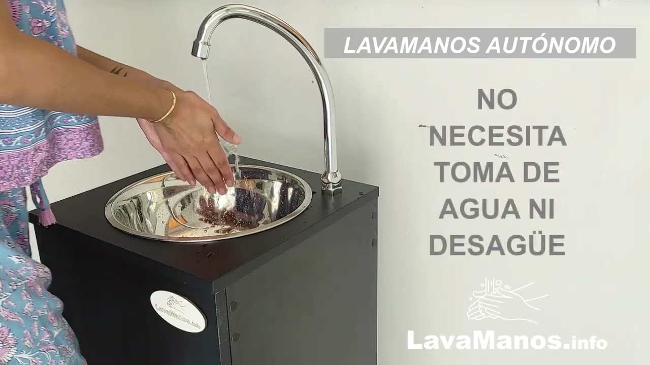 Lavamanos portatil autónomo